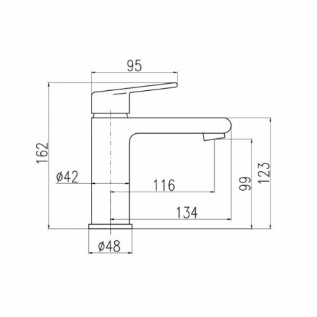 Смеситель для раковины Rav Slezak Colorado CO128.5Z